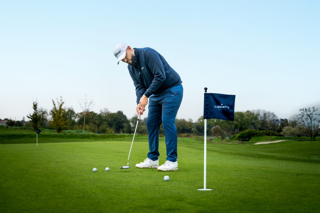 Putting green et green d'approche du Golf du Liberty Country Club